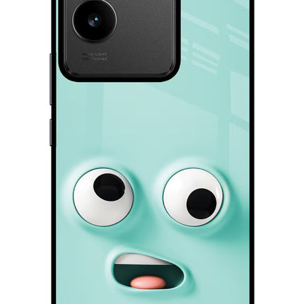 Funny Cartoon IQOO Z7 Pro 5G Glass Case Back Cover by Casekaro