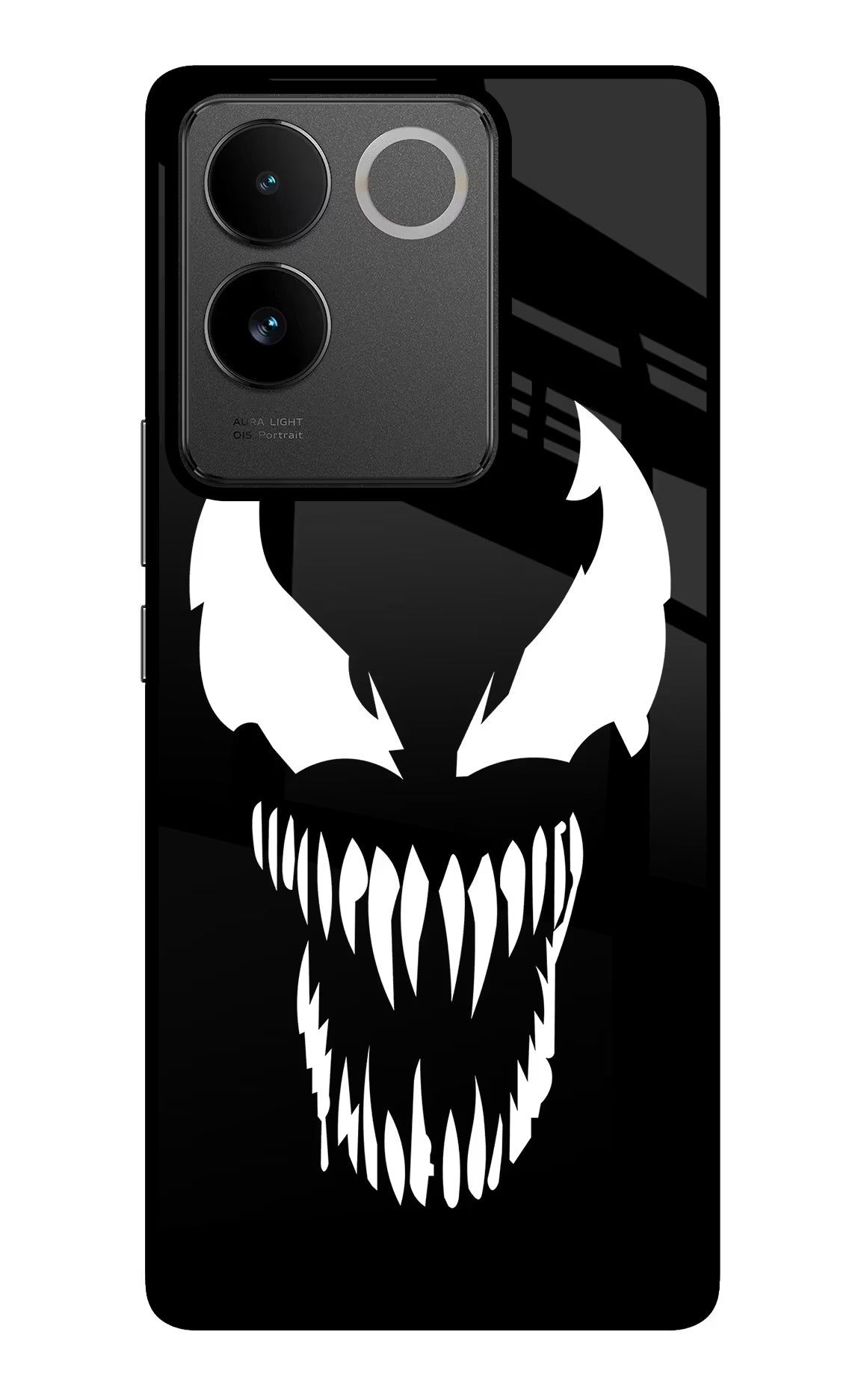 Venom IQOO Z7 Pro 5G Glass Case Back Cover by Casekaro