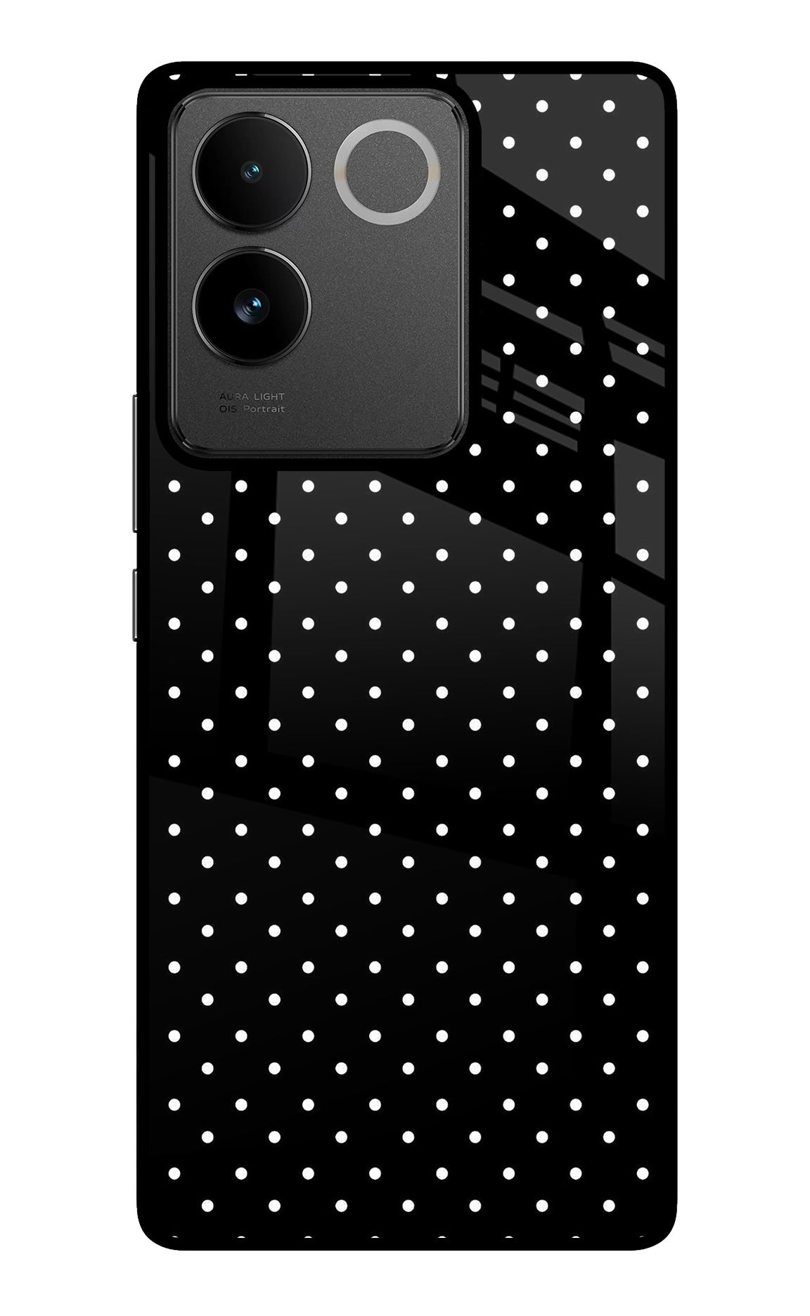 White Dots IQOO Z7 Pro 5G Glass Case