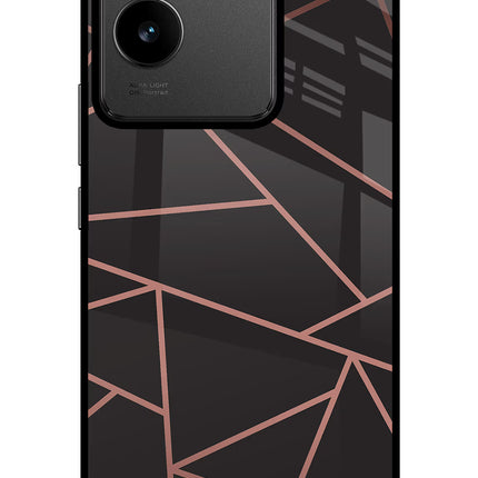 Geometric Pattern IQOO Z7 Pro 5G Glass Case Back Cover by Casekaro