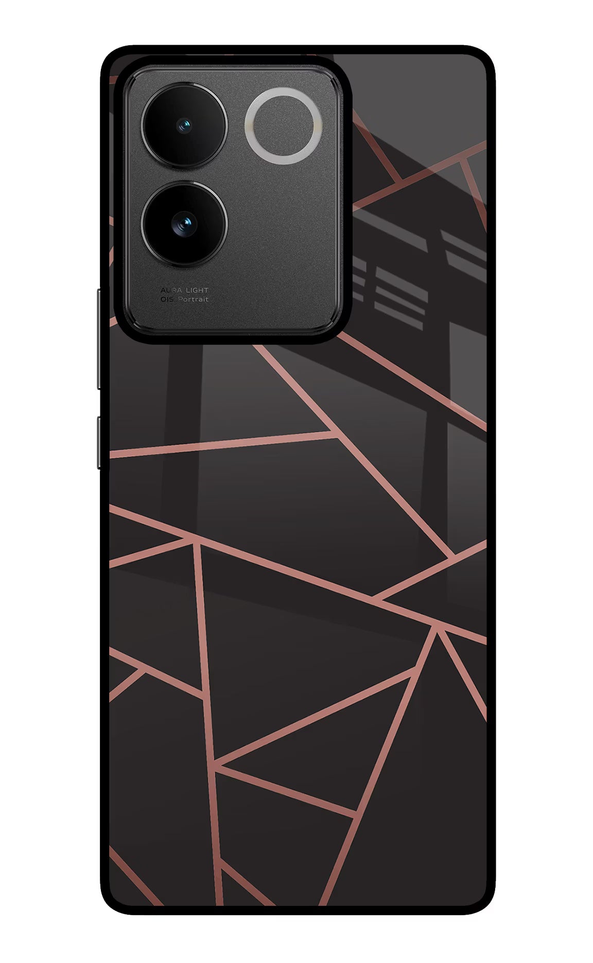 Geometric Pattern IQOO Z7 Pro 5G Glass Case Back Cover by Casekaro