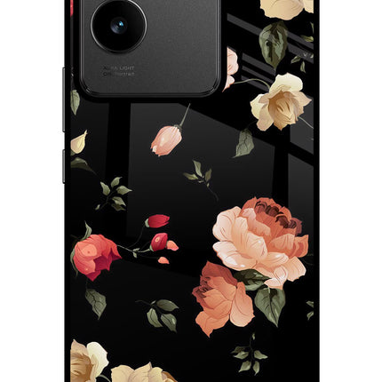Flowers IQOO Z7 Pro 5G Glass Case