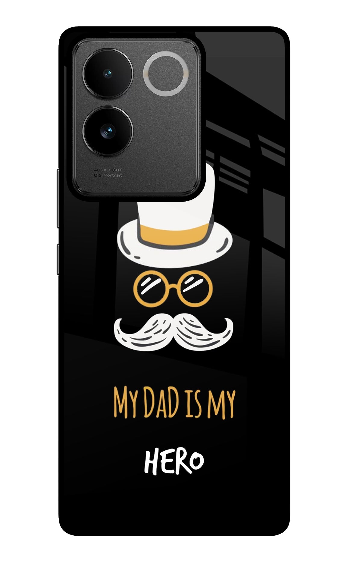 My Dad Is My Hero IQOO Z7 Pro 5G Glass Case