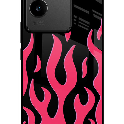 Fire Flames IQOO Z7 Pro 5G Glass Case