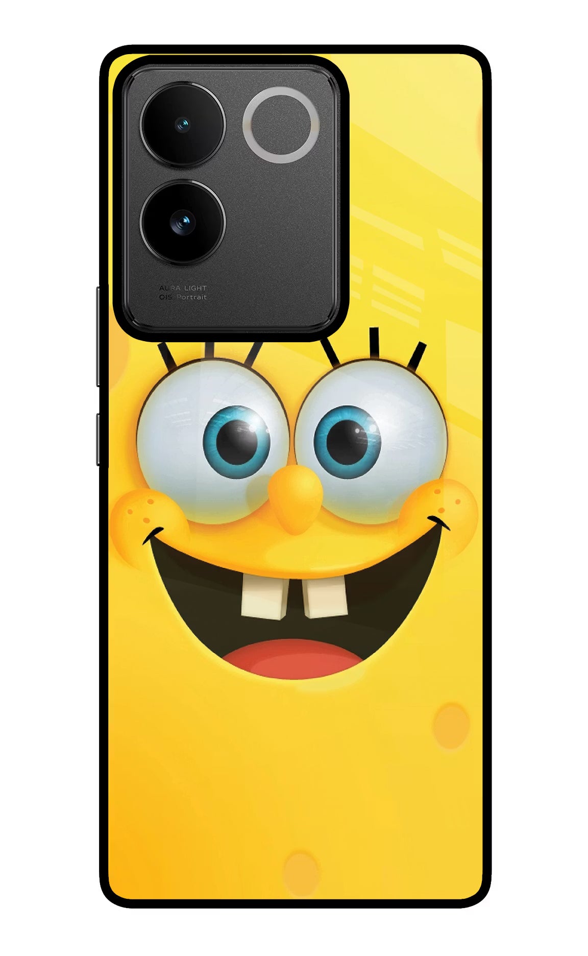 Sponge 1 IQOO Z7 Pro 5G Glass Case Back Cover by Casekaro