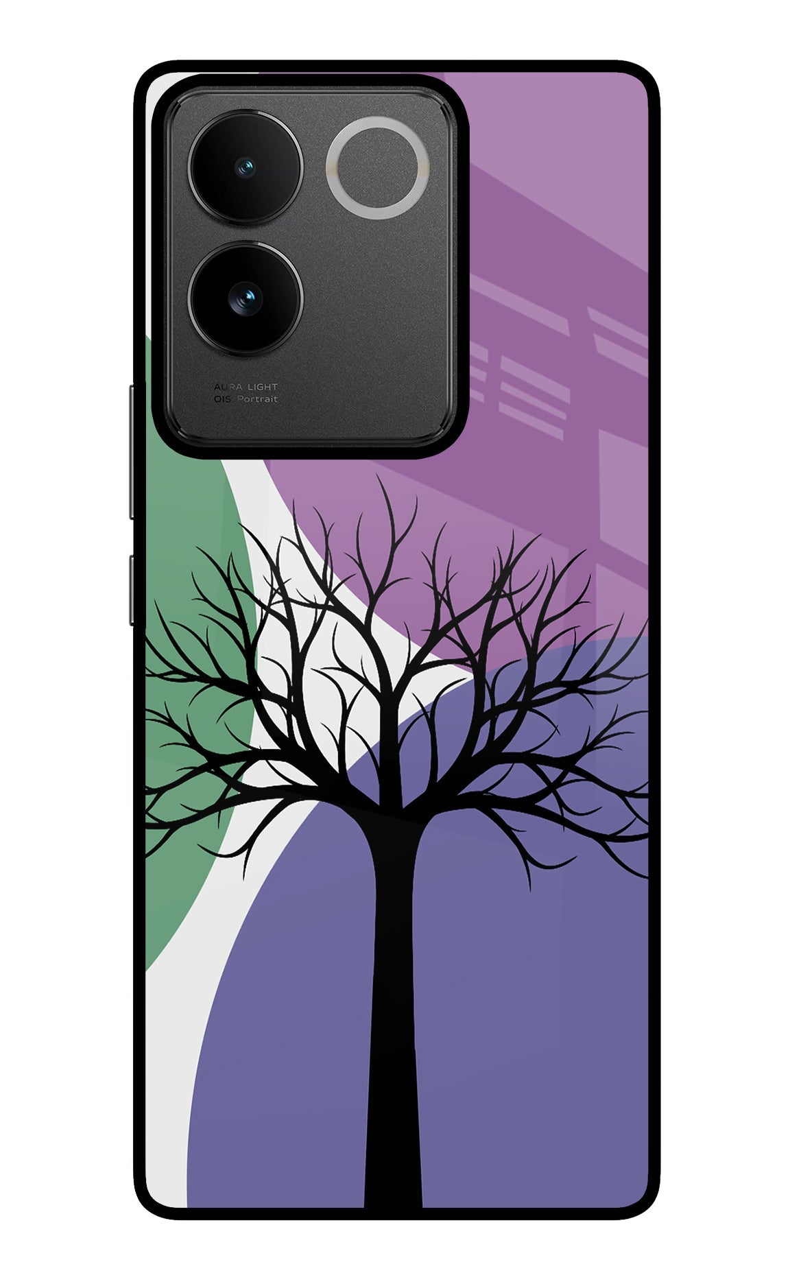 Tree Art IQOO Z7 Pro 5G Glass Case