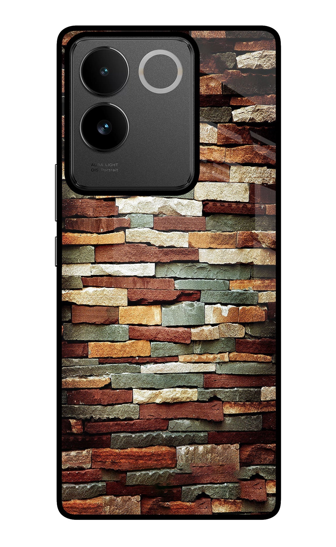 Bricks Pattern IQOO Z7 Pro 5G Back Cover