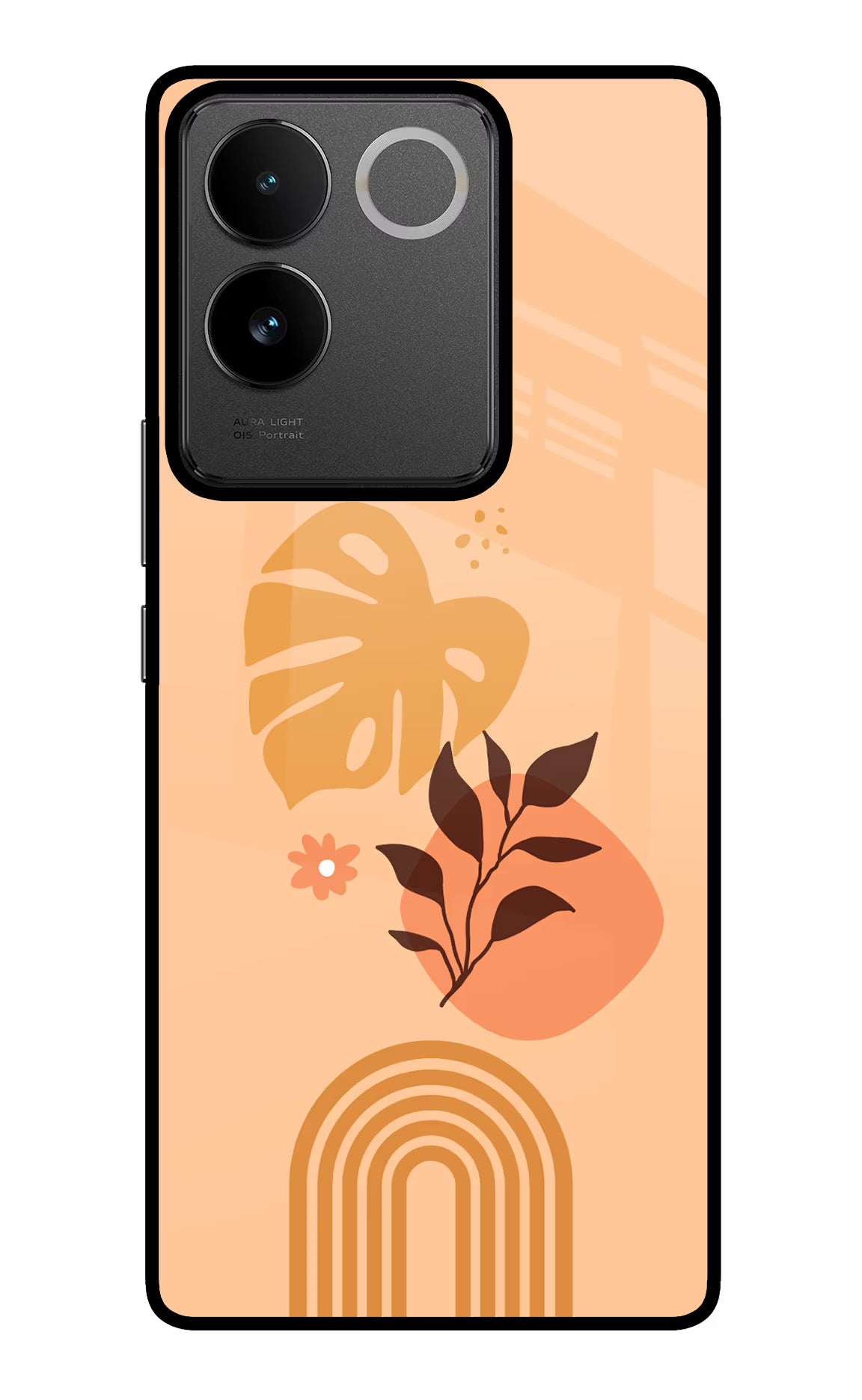 Bohemian Art IQOO Z7 Pro 5G Glass Case Back Cover by Casekaro