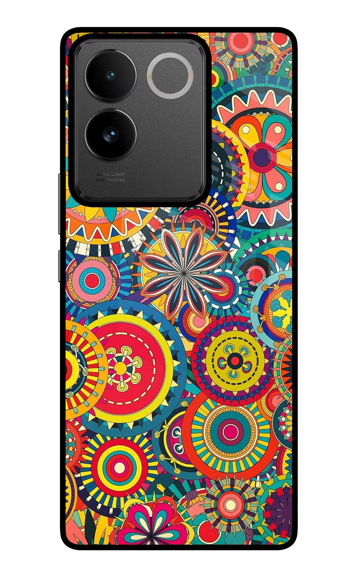 Gol Gol Art IQOO Z7 Pro 5G Glass Case Back Cover by Casekaro