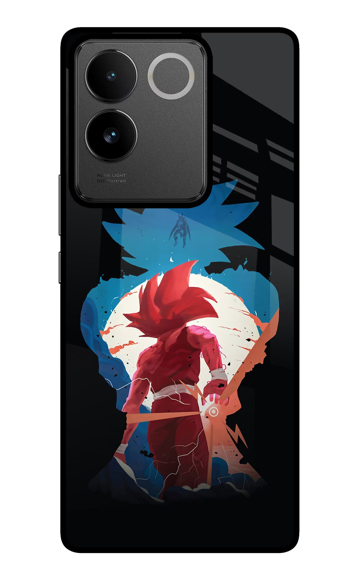 Goku IQOO Z7 Pro 5G Glass Case Back Cover by Casekaro