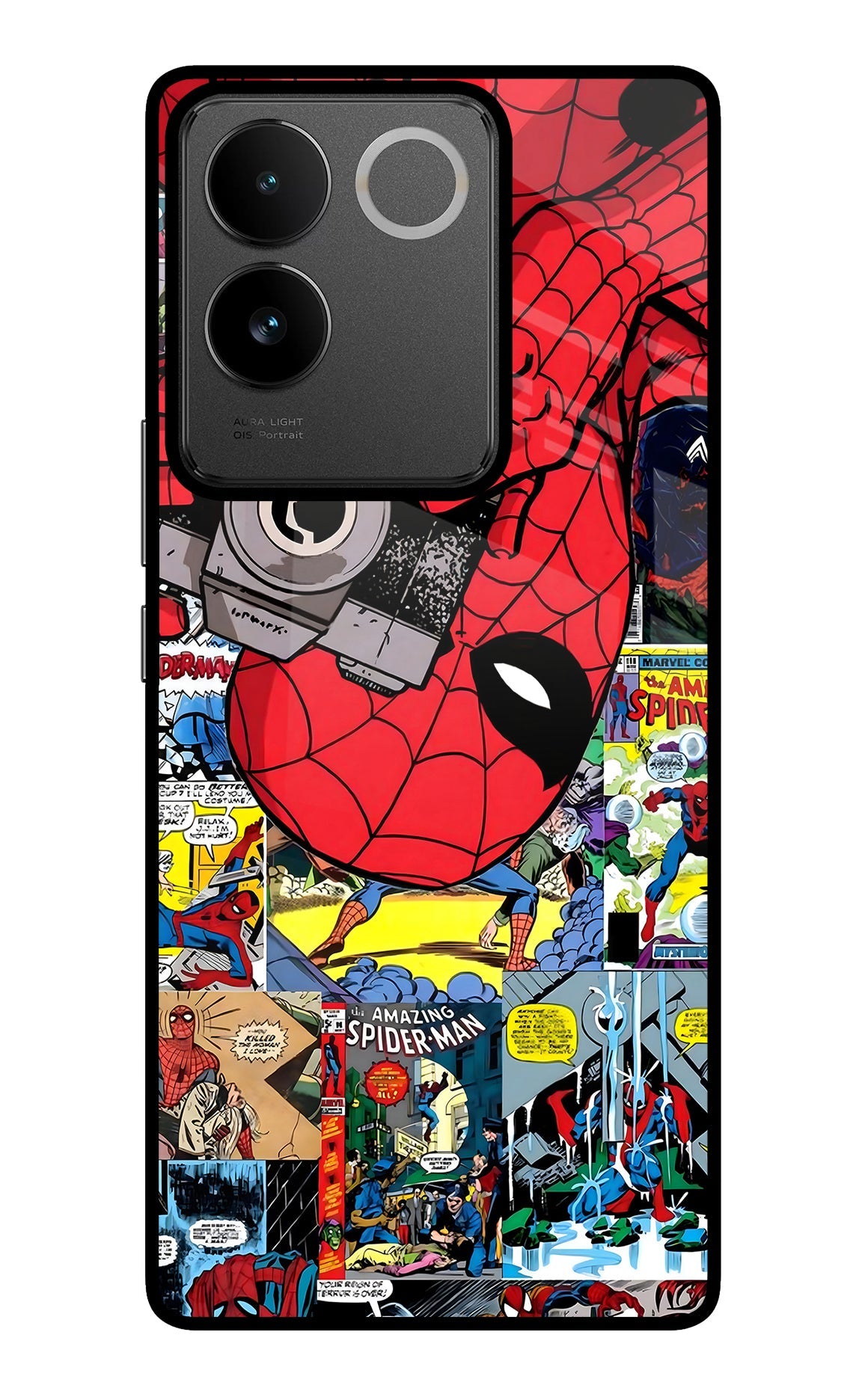 Spider Man IQOO Z7 Pro 5G Glass Case