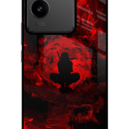 Itachi Uchiha IQOO Z7 Pro 5G Glass Case Back Cover by Casekaro