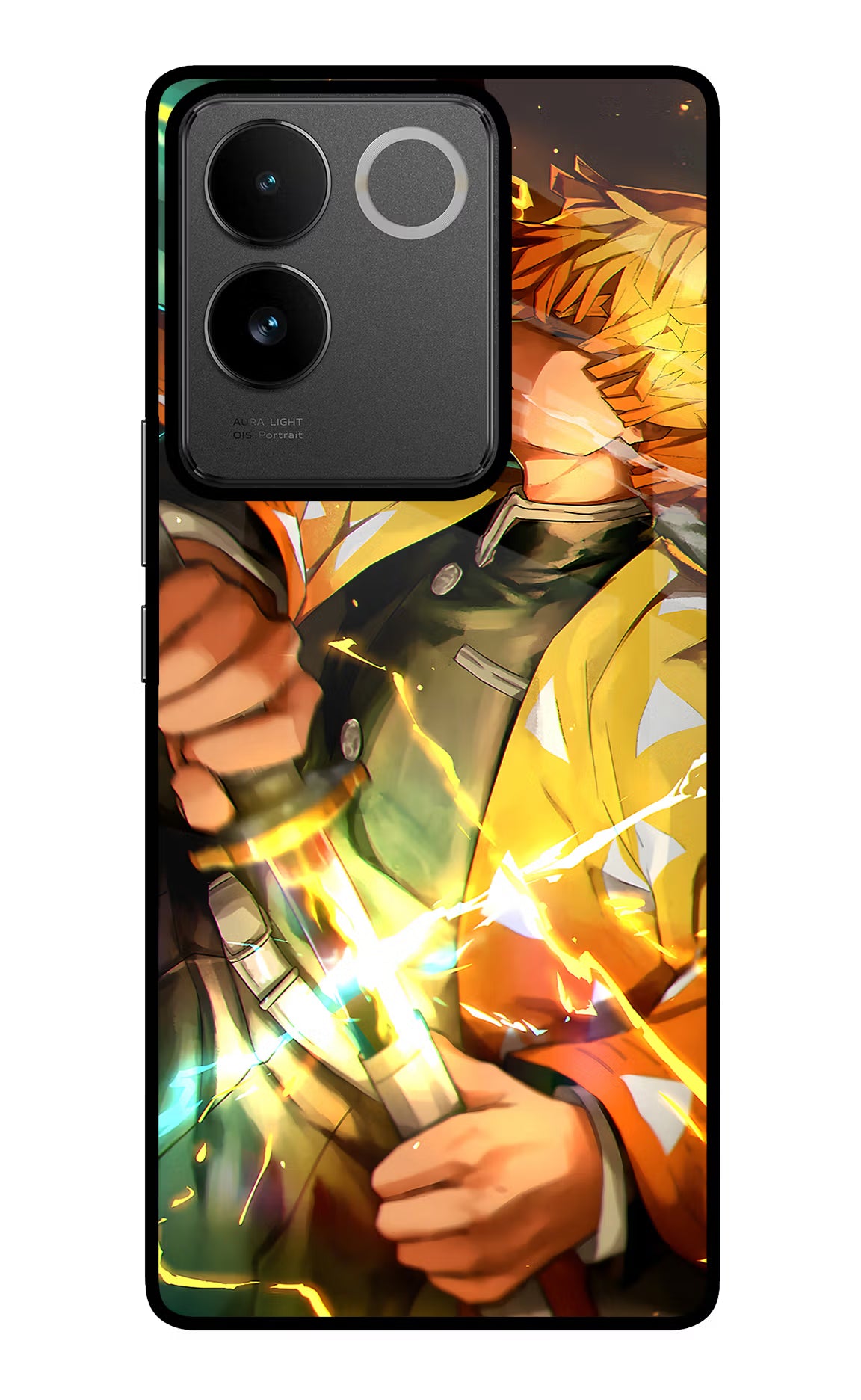 Demon Slayer IQOO Z7 Pro 5G Glass Case Back Cover by Casekaro