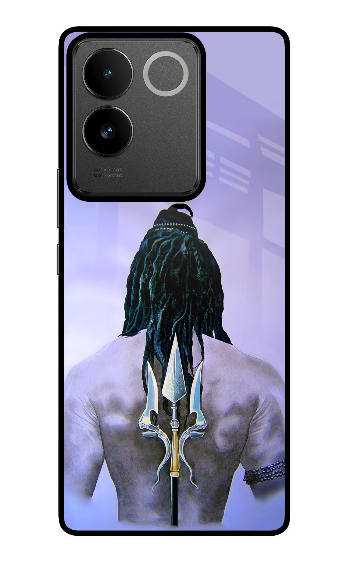 Shiva IQOO Z7 Pro 5G Glass Case Back Cover by Casekaro