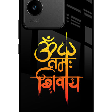Om Namah Shivay IQOO Z7 Pro 5G Glass Case Back Cover by Casekaro
