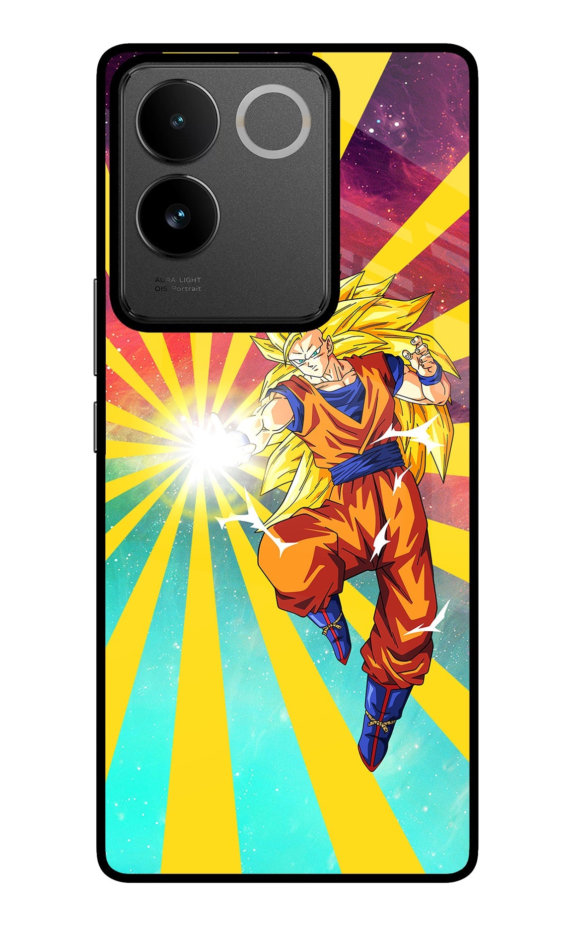 Goku Super Saiyan IQOO Z7 Pro 5G Glass Case