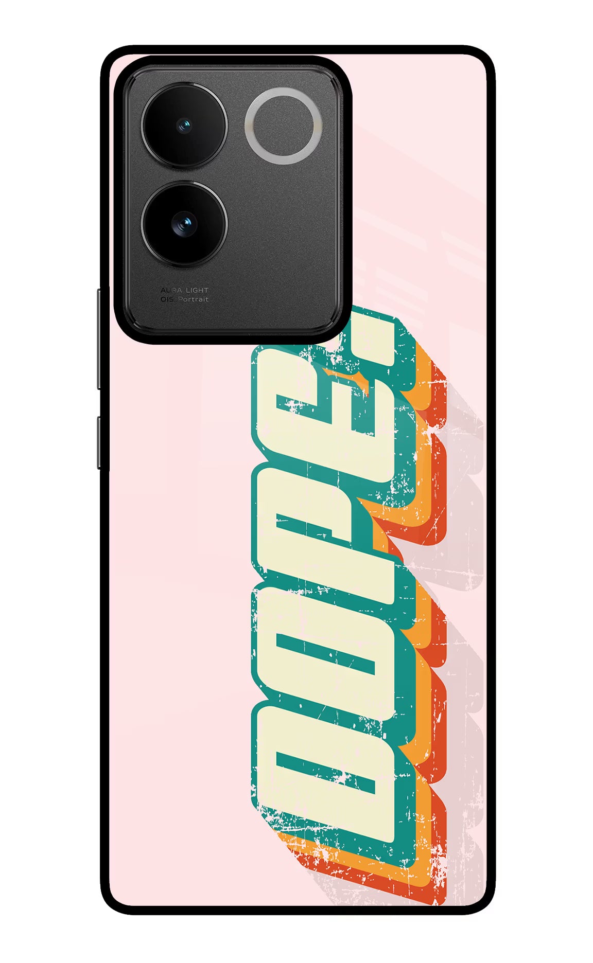 Dope IQOO Z7 Pro 5G Glass Case Back Cover by Casekaro
