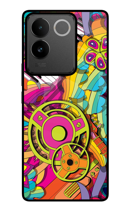 Music Doodle IQOO Z7 Pro 5G Glass Case