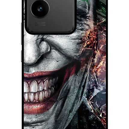 Joker Cam IQOO Z7 Pro 5G Glass Case Back Cover by Casekaro