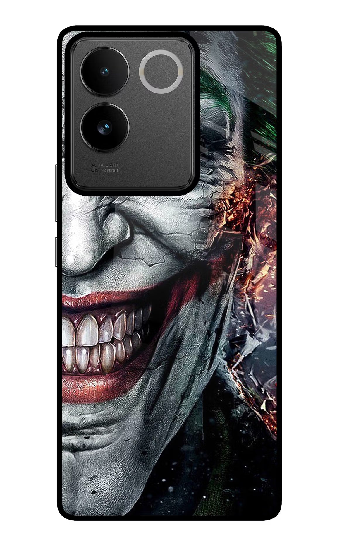 Joker Cam IQOO Z7 Pro 5G Glass Case Back Cover by Casekaro