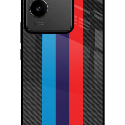 BMW Stripes Pattern IQOO Z7 Pro 5G Glass Case