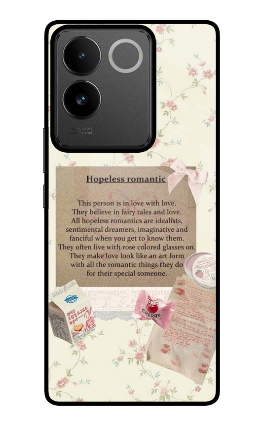 Hopeless Romantic IQOO Z7 Pro 5G Glass Case