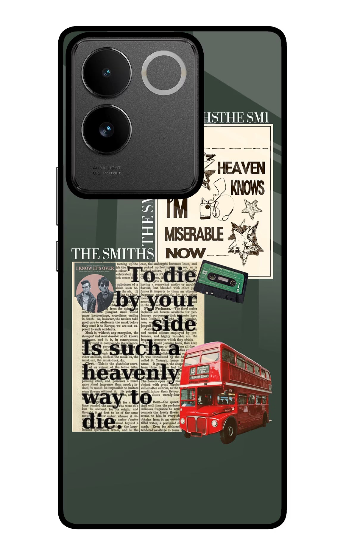 The Smiths IQOO Z7 Pro 5G Glass Case Back Cover by Casekaro