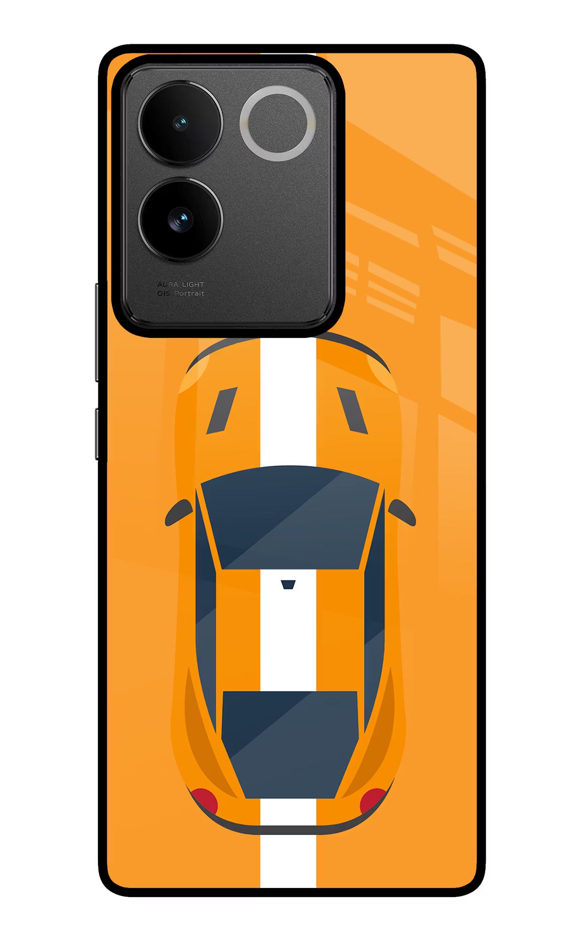 Highway Pursuit IQOO Z7 Pro 5G Glass Case Back Cover by Casekaro