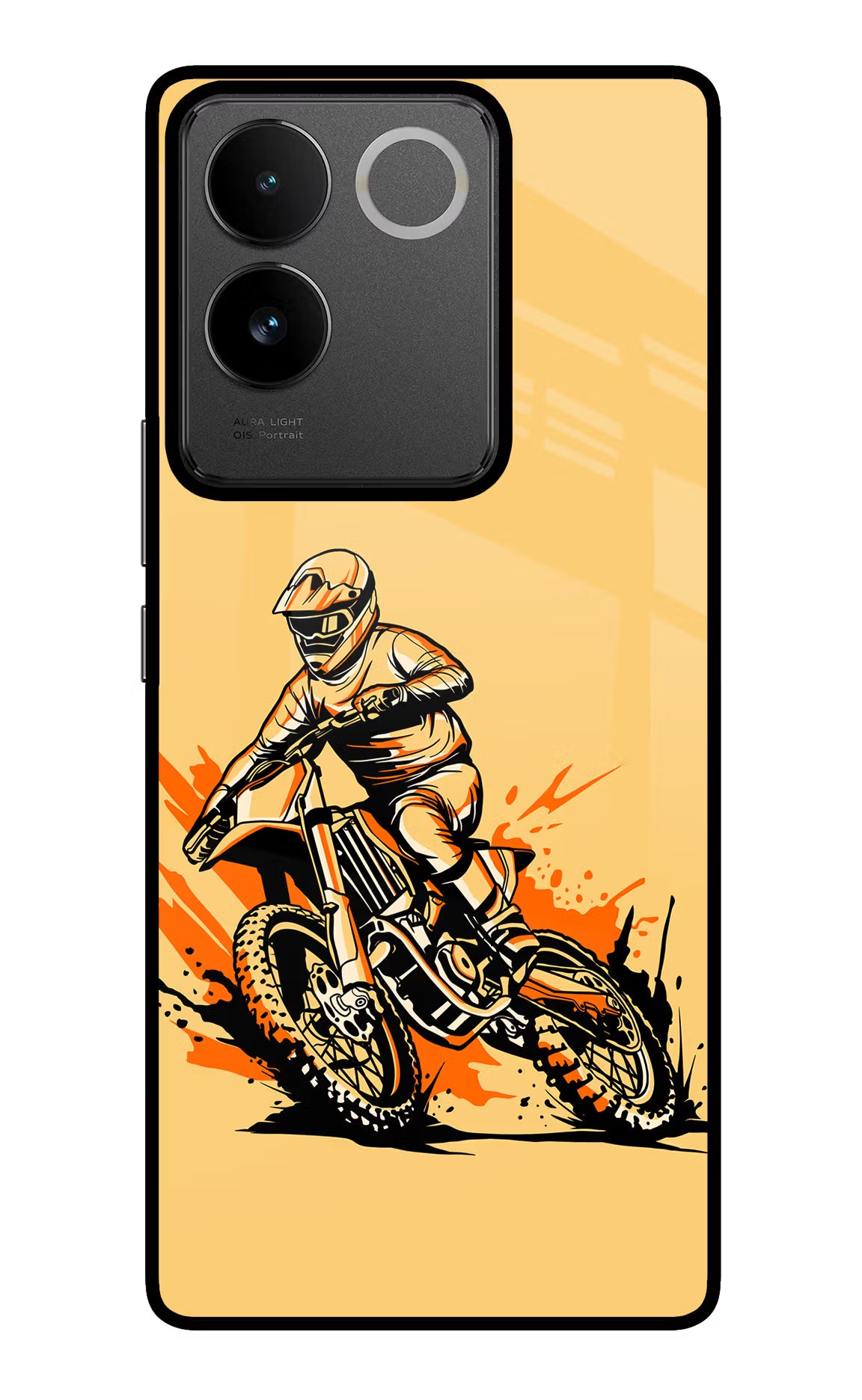 Off-Road Fury IQOO Z7 Pro 5G Glass Case Back Cover by Casekaro