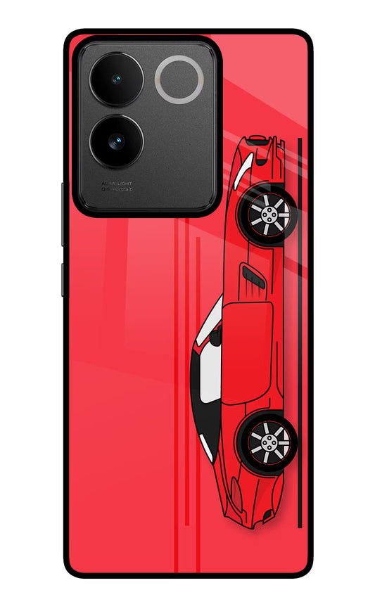 Red Velocity IQOO Z7 Pro 5G Glass Case