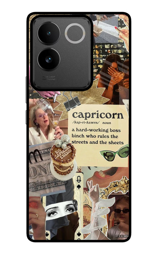 Capricorn Zodiac IQOO Z7 Pro 5G Glass Case