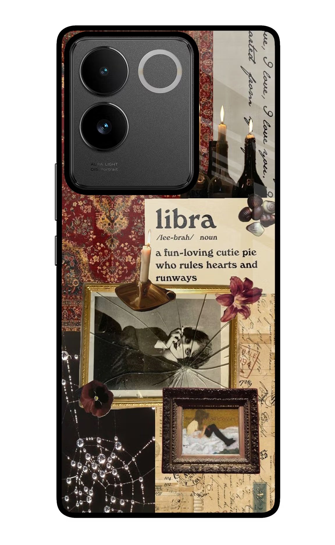 Libra Zodiac IQOO Z7 Pro 5G Glass Case Back Cover by Casekaro