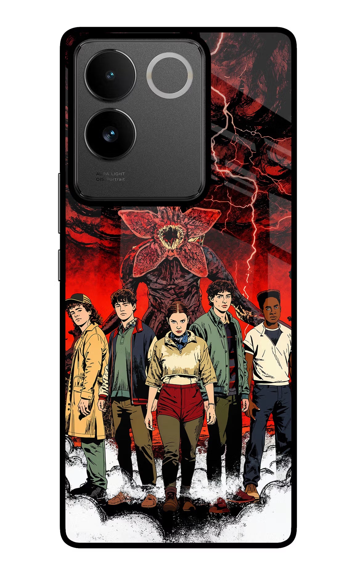 Ordinary Things Characters IQOO Z7 Pro 5G Glass Case Back Cover by Casekaro