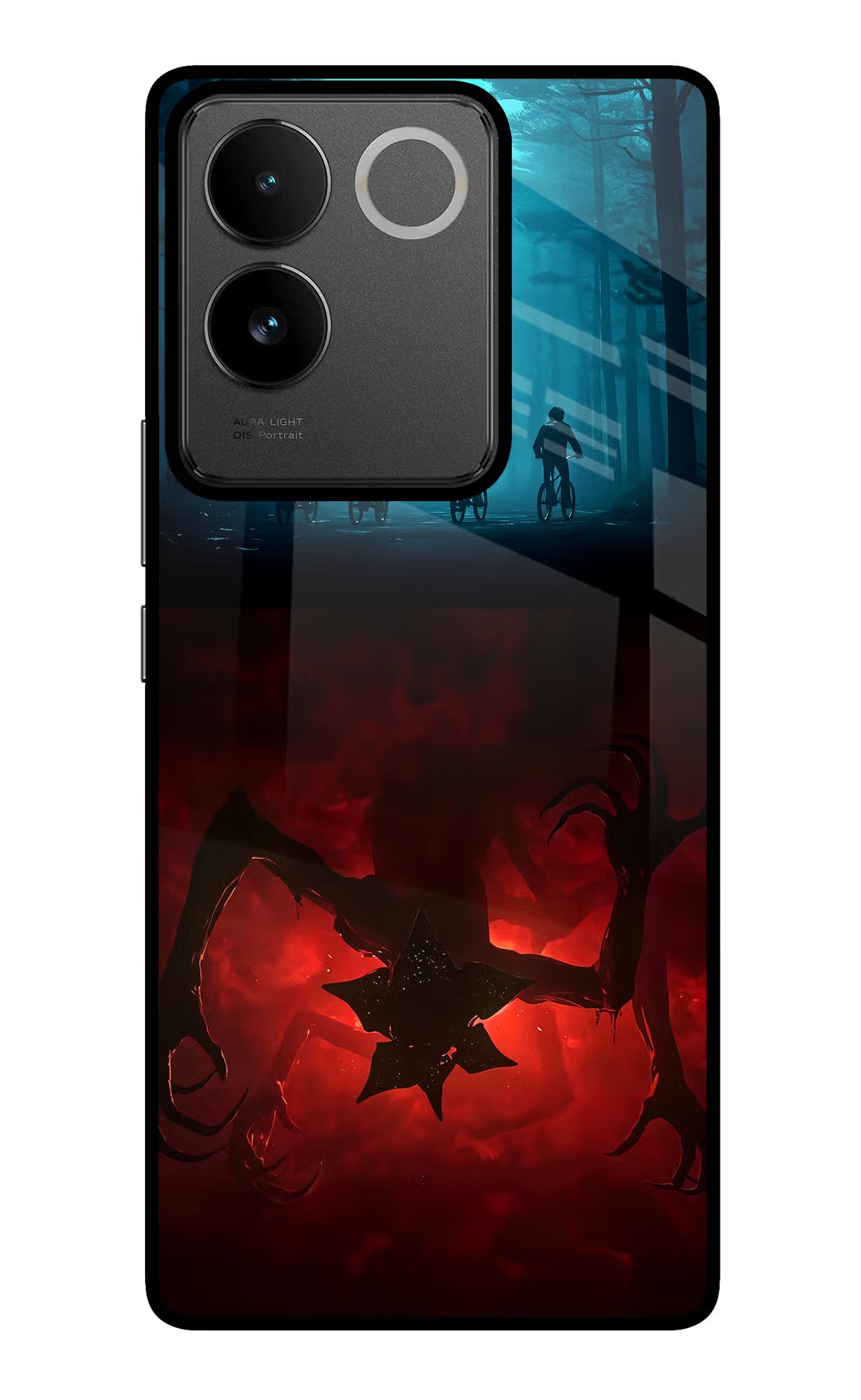 Ordinary Things Downside Up IQOO Z7 Pro 5G Glass Case Back Cover by Casekaro