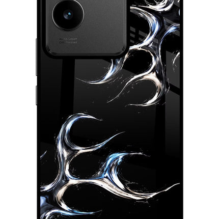 Chrome Tribal IQOO Z7 Pro 5G Glass Case Back Cover by Casekaro