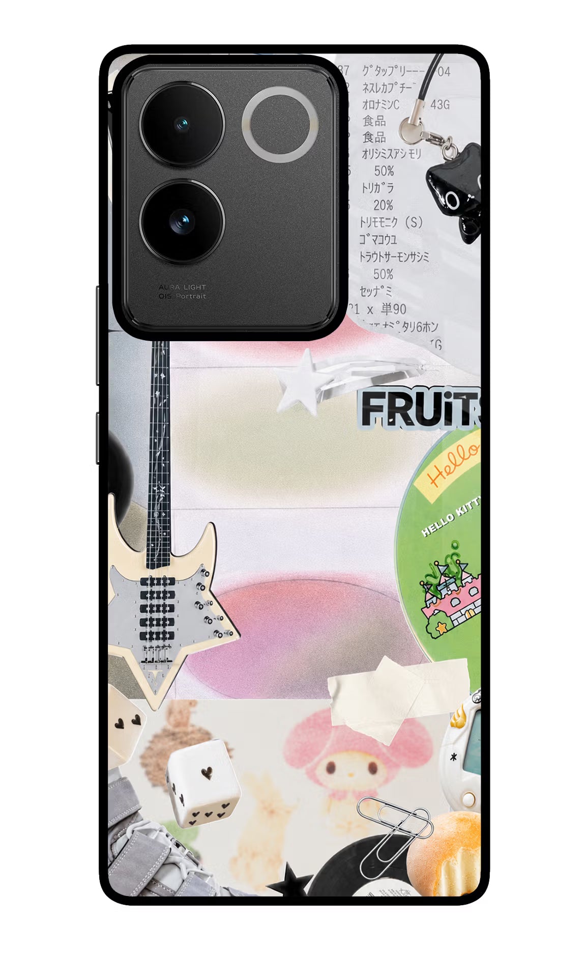 Softcore case IQOO Z7 Pro 5G Glass Case Back Cover by Casekaro