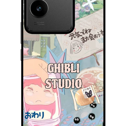 Studio Ghibli IQOO Z7 Pro 5G Glass Case