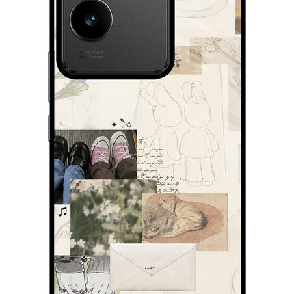 Soft Aesthetic IQOO Z7 Pro 5G Glass Case