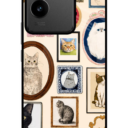 Mirror Cats IQOO Z7 Pro 5G Glass Case