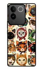 Cool Cat IQOO Z7 Pro 5G Glass Case