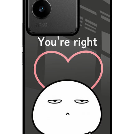 You're Right IQOO Z7 Pro 5G Glass Case