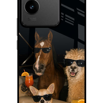 Party Squad IQOO Z7 Pro 5G Glass Case