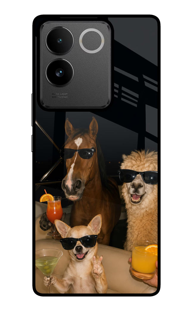 Party Squad IQOO Z7 Pro 5G Glass Case
