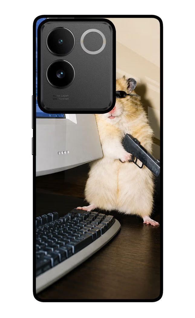 Hacker Hamster IQOO Z7 Pro 5G Glass Case