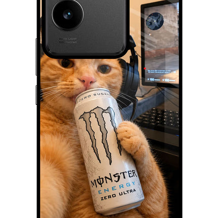 Gamer Cat Energy IQOO Z7 Pro 5G Glass Case