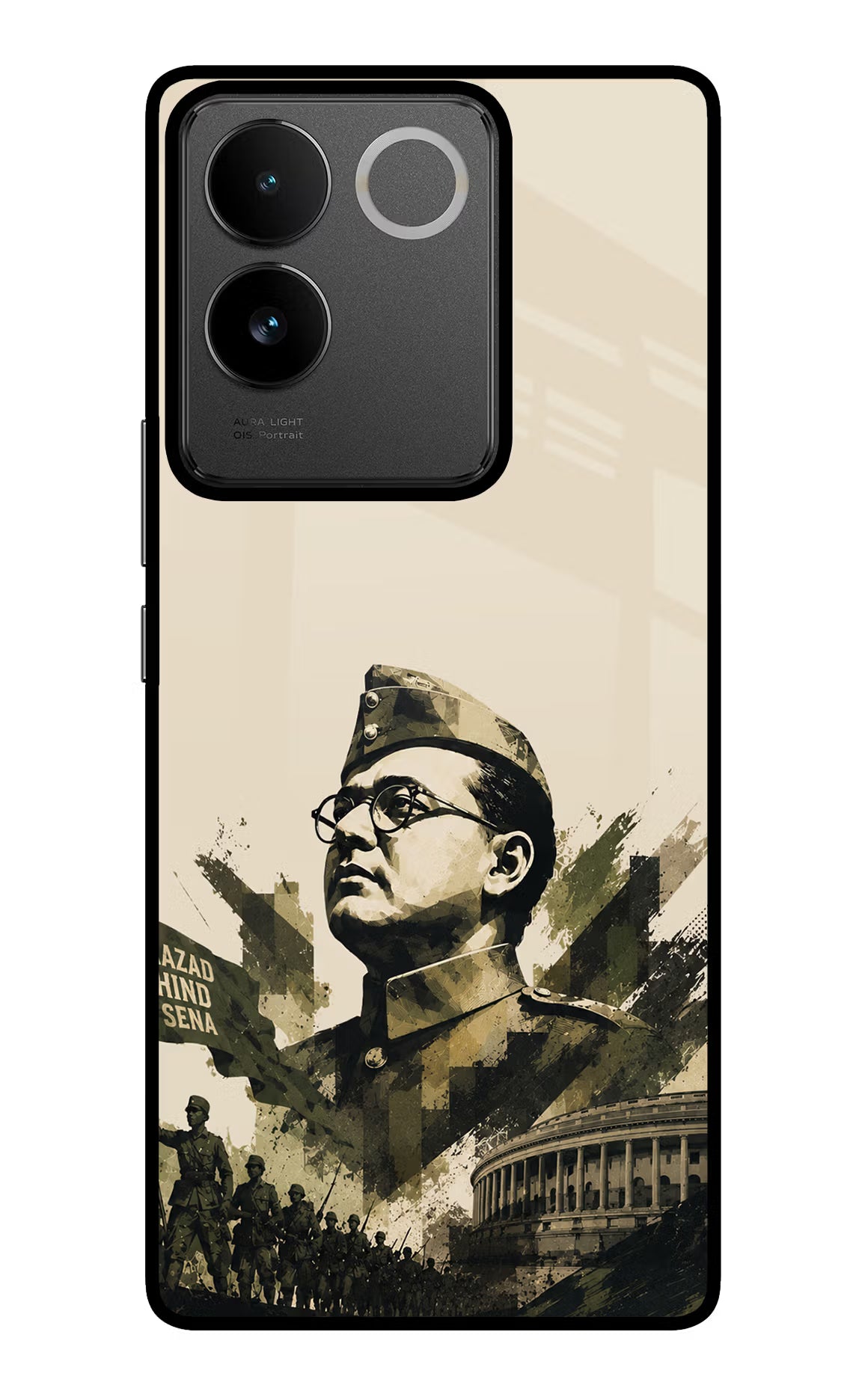Netaji Rising IQOO Z7 Pro 5G Glass Case