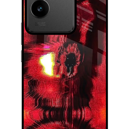 Fire Eye IQOO Z7 Pro 5G Glass Case Back Cover by Casekaro