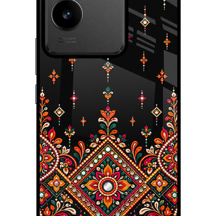 Noir Mehfil IQOO Z7 Pro 5G Glass Case