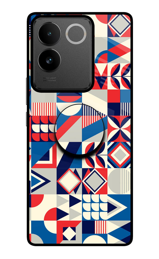 Colorful Pattern IQOO Z7 Pro 5G Glass Case