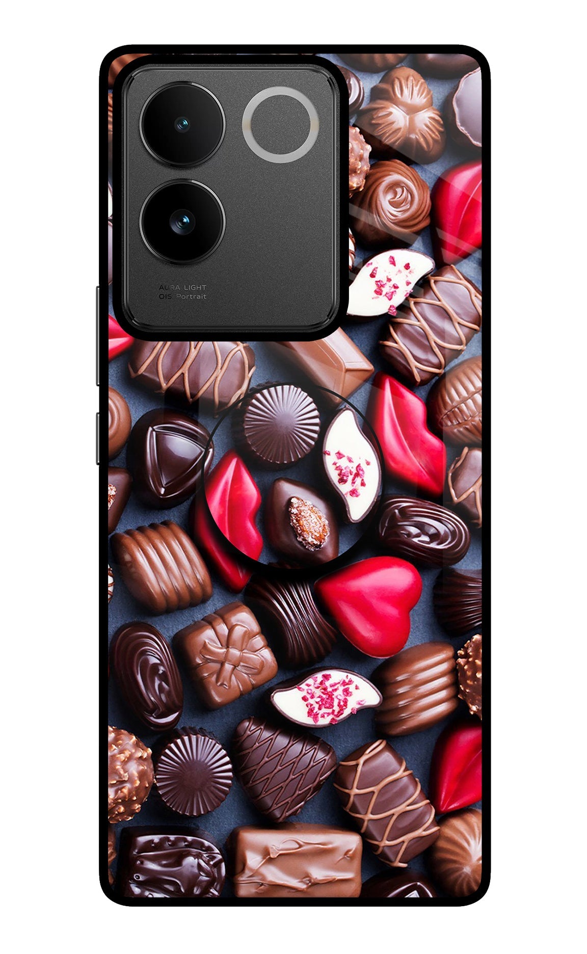 Chocolates IQOO Z7 Pro 5G Glass Case